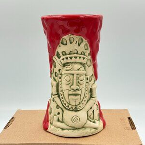 Disney Trader Sam's Grog Grotto Krakatoa Punch 3rd edition Tiki Mug Ceramic Red